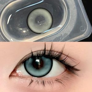 Alternative view of Arcane:League Of Legends Sveika Gray Colored Contact Lenses for Cosplay & Halloween-Comicpie HE666-5