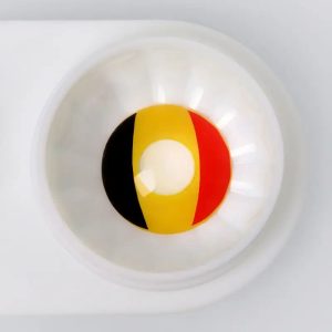 Alternative view of ComicPie Belgium Flags Colored Contact Lenses for Cosplay & Halloween (RY326)
