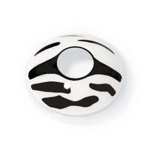 ComicPie Zebra Print Colored Contact Lenses for Cosplay & Halloween (RY313)