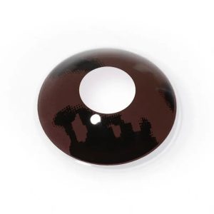 ComicPie Camouflage choco Colored Contact Lenses for Cosplay & Halloween (RY316)