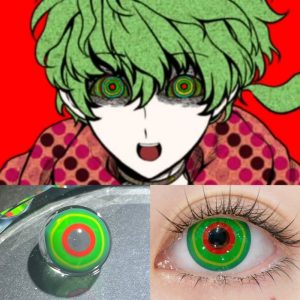 Alternative view of Colored Contact Lenses for Cosplay & Halloween-Comicpie HD301-2 RiHeSha