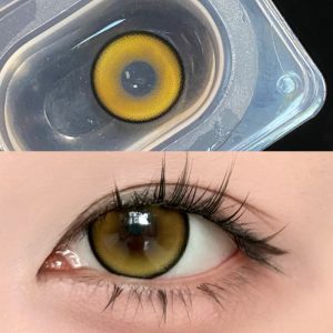 Alternative view of Arcane:League Of Legends Brown Colored Contact Lenses for Cosplay & Halloween-Comicpie HE666-1-2