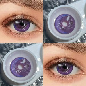 Alternative view of Star Purple Colored Contact Lenses for Cosplay & Halloween (HD35)-ComicPie