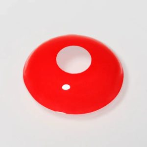 Alternative view of UV GLOW RED MINI SCLERA CONTACTS G1451