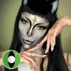 ComicPie Green Cat Eye Colored Contact Lenses for Cosplay & Halloween (RY123)