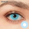 Blue UV Glow Contact Lenses F7- Comicpie Halloween & Cosplay Colored Lenses