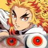Rengoku Kyoujurou DemonSlayer Colored Contact Lenses for Cosplay & Halloween ( HD279-6)-Comicpie