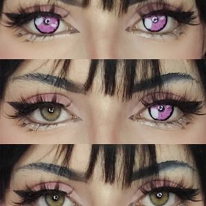 Alternative view of ComicPie Shizuku Purple Colored Contact Lenses for Cosplay & Halloween (YS51-4)