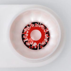 Alternative view of ComicPie Red Lava Colored Contact Lenses for Cosplay & Halloween (RY334)