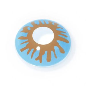 ComicPie Magic Blue Colored Contact Lenses for Cosplay & Halloween (RY335)