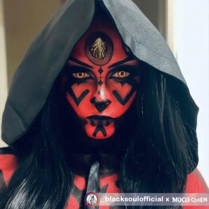 Alternative view of Darth Maul Star Wars Colored Contact Lenses for Cosplay & Halloween RY282-ComicPie