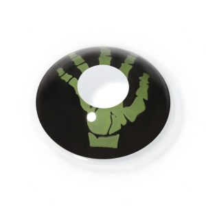 ComicPie Skeleton Hands Colored Contact Lenses for Cosplay & Halloween (RY332)