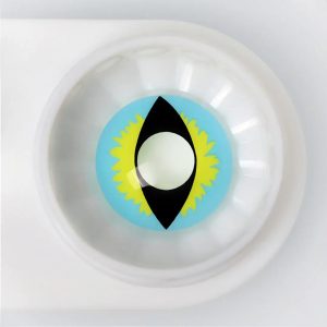 Alternative view of ComicPie Ice Blue Dragon Eye Colored Contact Lenses for Cosplay & Halloween (RY370A)