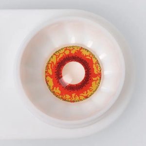 Alternative view of ComicPie Yellow Blood Splat Colored Contact Lenses for Cosplay & Halloween ( RY311)
