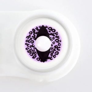 Alternative view of ComicPie Violet Cheetah Cat Eye Colored Contact Lenses for Cosplay & Halloween (RY023)