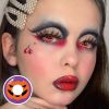 ComicPie Halloween Pumpkin Colored Contact Lenses for Cosplay & Halloween (RY336)