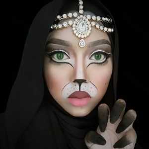 Alternative view of ComicPie Green Cat Eye Colored Contact Lenses for Cosplay & Halloween (RY123)