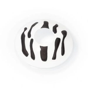 ComicPie Zebra Colored Contact Lenses for Cosplay & Halloween (RY293)