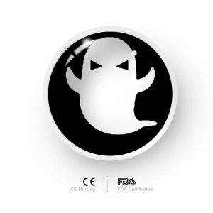 Alternative view of ComicPie White Ghost Pattern Colored Contact Lenses for Cosplay & Halloween (RY331)