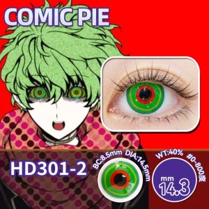 Colored Contact Lenses for Cosplay & Halloween-Comicpie HD301-2 RiHeSha