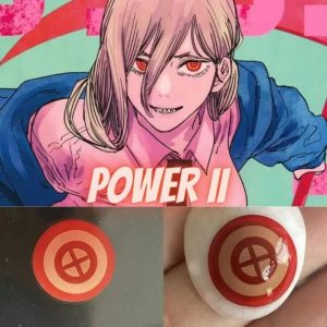 Power Chainsaw Man Cosplay Colored Contact Lenses M01-R-ComicPie