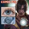 Arcane:League Of Legends Sveika Gray Colored Contact Lenses for Cosplay & Halloween-Comicpie HE666-5