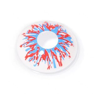 ComicPie Harlequin Colored Contact Lenses for Cosplay & Halloween (RY321)