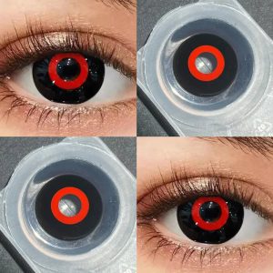 Alternative view of Ivan Red Alien Stage Colored Contact Lenses for Cosplay & Halloween (HD274-R)-Comicpie