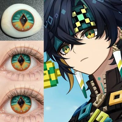 Kinich Genshin Impact Cosplay Colored Contact Lenses HD220-ComicPie