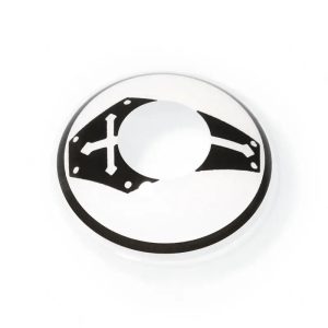 ComicPie White Coffin Pattern Colored Contact Lenses for Cosplay & Halloween (RY329)