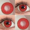 Red Colored Contact Lenses for Cosplay & Halloween (PRO11)-Comicpie