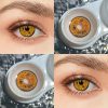 Yellow Colored Contact Lenses for Cosplay & Halloween ( HD50)-ComicPie