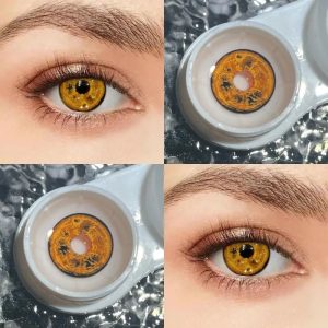 Yellow Colored Contact Lenses for Cosplay & Halloween ( HD50)-ComicPie