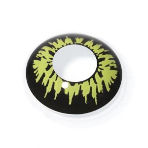 ComicPie Miracle Yellow Colored Contact Lenses for Cosplay & Halloween (RY299A)