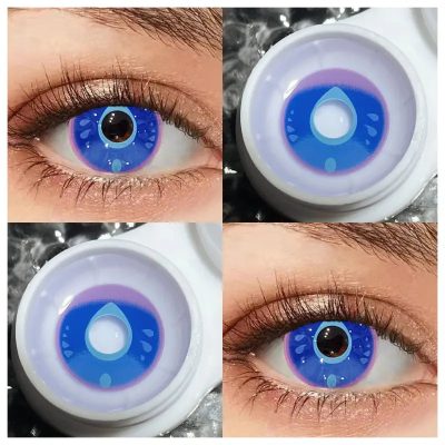 Furina purple Genshin Impact Cosplay Colored Contact Lenses（left eye）HD227-ComicPie