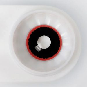 Alternative view of ComicPie Spooky Red Manga Colored Contact Lenses for Cosplay & Halloween (RY296)