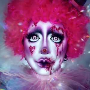 Alternative view of ComicPie Anime Pink Eye Colored Contact Lenses for Cosplay & Halloween (RY309A)