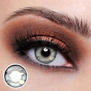 ComicPie Anime Grey Colored Contact Lenses for Cosplay & Halloween (DY1-6)