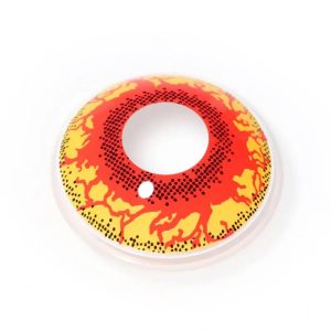 ComicPie Yellow Blood Splat Colored Contact Lenses for Cosplay & Halloween ( RY311)