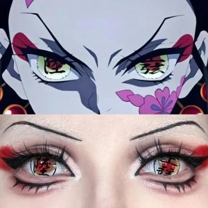 Daki Demon Slayer Cosplay Colored Contact Lenses（Left eye）RY406-ComicPie