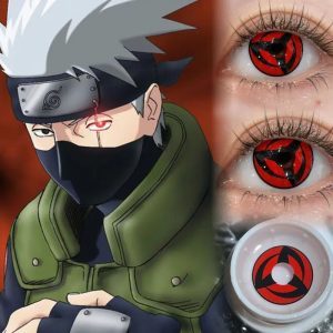 Alternative view of Kakashi Mangekyou Sharingan Naruto Cosplay Colored Contact Lenses-ComicPie HD296-6