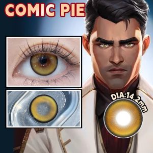 Arcane:League Of Legends Brown Colored Contact Lenses for Cosplay & Halloween-Comicpie HE666-1-2