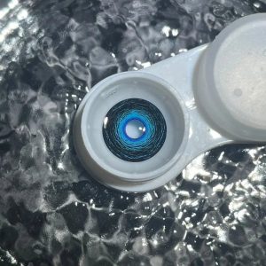 Alternative view of Blue Colored Contact Lenses for Cosplay & Halloween -ComicPie HD40