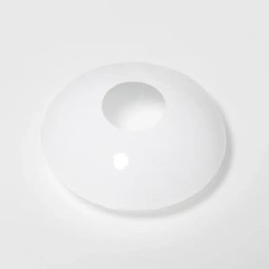 Alternative view of UV GLOW WHITE MINI SCLERA CONTACTS G1452