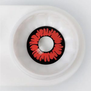 Alternative view of ComicPie Demon Glamor Red Colored Contact Lenses for Cosplay & Halloween (RY297A)