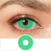 UV GLOW GREEN MINI SCLERA CONTACTS G1453