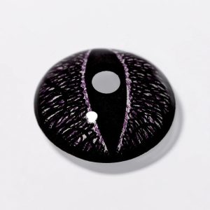 17MM Black Demon Mini  Sclera Contact Lenses for Cosplay & Halloween -Comicpie 1722